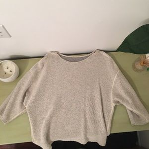 cozy knit reversible sweater